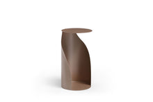 Load image into Gallery viewer, Steel Round Pedestal End Table (719933) - Gold