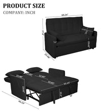 Load image into Gallery viewer, Balus - Sofa Bed Combination With Storage Pockets