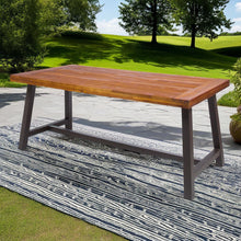 Load image into Gallery viewer, Outdoor Sandblast Finish Acacia Wood Dining Table
