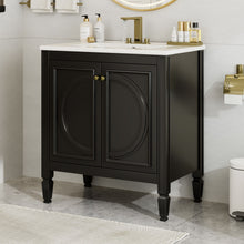 Load image into Gallery viewer, Bathroom Vanity With Sink With 2 Doors And Adjustable Shelf