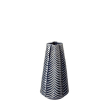 Load image into Gallery viewer, Abstract Cylinder Table Vase - Navy Blue