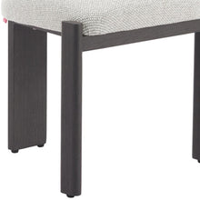 Load image into Gallery viewer, Olefin Aluminum Open Back Dining Side Chair - Beige / Black