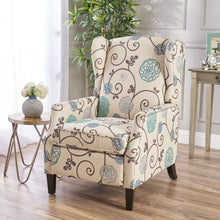 Load image into Gallery viewer, Westeros Wing Back Fabric Upholstered Recliner