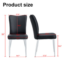Load image into Gallery viewer, Modern Minimalist Dining Chairs With Metal Legs