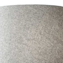 Load image into Gallery viewer, Solid Wood Tripod Floor Lamp With Gray Fabric Empire Shade - Natural