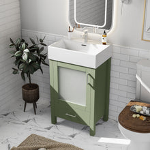 Load image into Gallery viewer, Bathroom Vanity With Ceramic Sink And Ample Storage, Ideal For Small Bathrooms