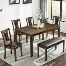 Load image into Gallery viewer, Modern Dining Table Set With Upholstered Chairs