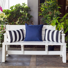 Load image into Gallery viewer, Horizon - Stripe Pillow Outdoor & Indoor - Black