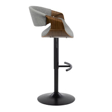 Load image into Gallery viewer, Curvo - Mid Century Modern Adjustable Barstool With Swivel & Rounded T Footrest (Set of 2)