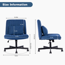 Load image into Gallery viewer, Criss Cross Office Chair With Adjustable Height, Ergonomic Design