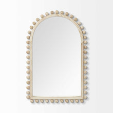 Load image into Gallery viewer, 35" Arch Framed Accent Mirror - Natural
