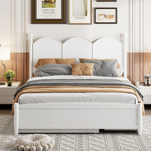 Load image into Gallery viewer, Platform Bed With With 2 Big Drawers And Trundle