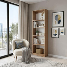 Load image into Gallery viewer, Five Tier Bookcase (737977) - Beige