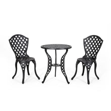 Load image into Gallery viewer, Bono Metal Bistro Set - Black