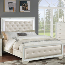Load image into Gallery viewer, 3 Piece Bedroom Set, Bed With LED Lights And 2 Nightstands