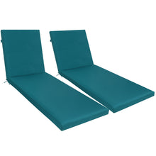 Load image into Gallery viewer, 2 Piece Outdoor Chaise Lounge Cushion Set, Replacement Cushions For Patio Furniture