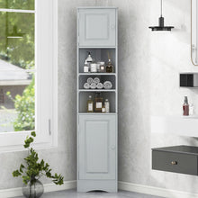 Load image into Gallery viewer, Multi Functional Corner Cabinet With Adjustable Shelves And 2 Doors