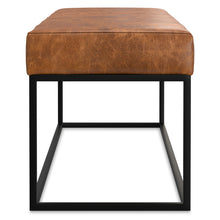Load image into Gallery viewer, Candice - Ottoman Bench - Tan / Black