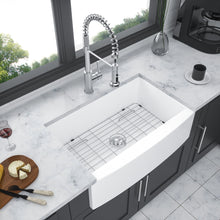 Load image into Gallery viewer, Farmhouse Sink, Apron Front Single Bowl With Arch Edge Design