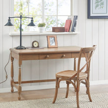 Load image into Gallery viewer, Tabitha - Desk With Drawer And Turned Legs - Natural