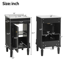 Load image into Gallery viewer, French Style Bathroom Cabinet With Sink, Adjustable Shelf