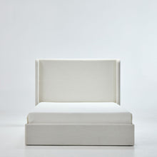 Load image into Gallery viewer, Carmen - Minimalist Upholstered Wingback Bed Frame With High Headboard