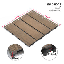 Load image into Gallery viewer, Patio Deck Tiles, Pack Of 22