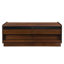 Load image into Gallery viewer, Modern Rectangle Coffee Table With 4 Drawers And 2 Display Shelves