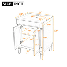 Load image into Gallery viewer, Bathroom Vanity With Top Sink, 2 Tier Storage Cabinet