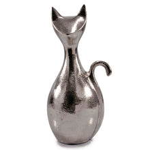 Load image into Gallery viewer, Cat Tabletop Sculpture - Silver