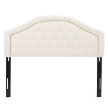 Load image into Gallery viewer, Kaarina - Contemporary Tufted Fabric Headboard