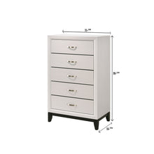 Load image into Gallery viewer, Contemporary 5 Drawer Tall Chest