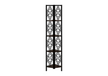 Load image into Gallery viewer, Four Tier Corner Bookcase (376535) - Espresso