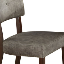 Load image into Gallery viewer, Tufted And Upholstered Fabric Open Back Dining Side Chairs (Set of 2) - Espresso