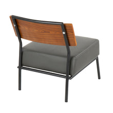 Load image into Gallery viewer, Fiji - Contemporary Chair - Gray / Walnut