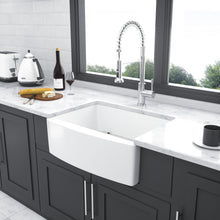 Load image into Gallery viewer, Farmhouse Sink, Apron Front Single Bowl With Arch Edge Design