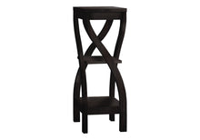 Load image into Gallery viewer, Square End Table With Two Shelves - Black