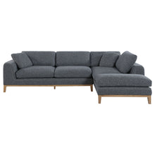 Load image into Gallery viewer, Harlan - L-Shape Upholstered Sectional With Pillows - Gray