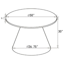 Load image into Gallery viewer, Earline - Round Dining Table - White Marble