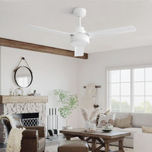 Load image into Gallery viewer, Ceiling Fan Without Light, 3 Blades Farmhouse Ceiling Fan With Remote Control 6-Speed Reversible Dc Motor For Living Room, Bedroom, Kitche