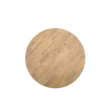 Load image into Gallery viewer, Solid Wood Round Cross Legs Coffee Table - Natural