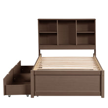 Load image into Gallery viewer, Bed Frame With Built In USB Port And 2 Drawers