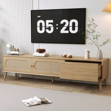 Load image into Gallery viewer, TV Stand For TVs Up To 80", Media Console, Cabinet - Natural