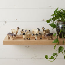 Load image into Gallery viewer, Poly Cow Figurine (Set of 8) - Brown / White