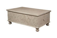 Load image into Gallery viewer, Solid Wood Distressed Lift Top Coffee Table - Natural