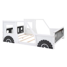 Load image into Gallery viewer, Classic Car Shaped Platform Bed With Wheels