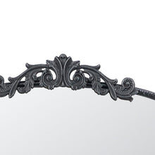 Load image into Gallery viewer, 36" Arch Iron Framed Accent Mirror - Black