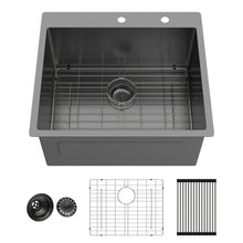 Load image into Gallery viewer, Topmount Kitchen Sink 16 Gauge, Single Bowl