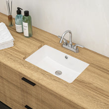 Load image into Gallery viewer, Modern Ceramic Rectangular Undermount Bathroom Sink With Overflow