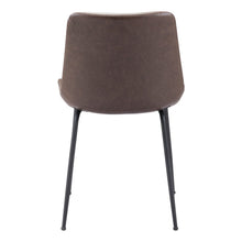Load image into Gallery viewer, Faux Leather Dining Side Chairs (Set of 2) - Brown